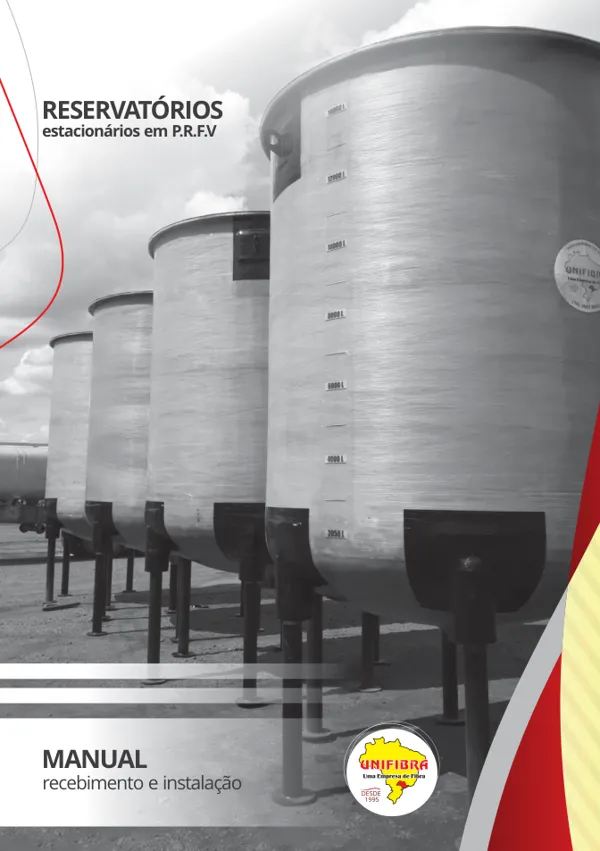 Preview of Tank receiving and installation manual