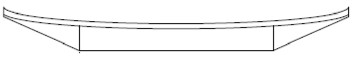 Desenho do manual: berço visto de frente
