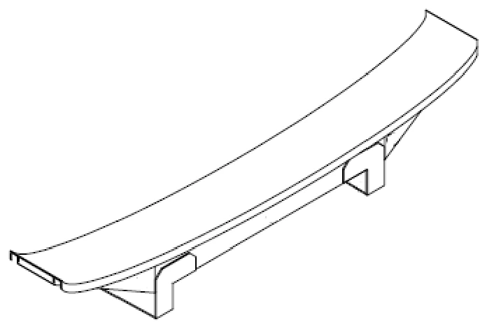 Desenho do manual: berço em perspectiva