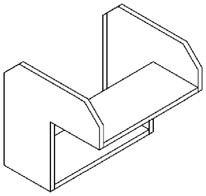 Desenho do manual: detalhe do apoio do berço