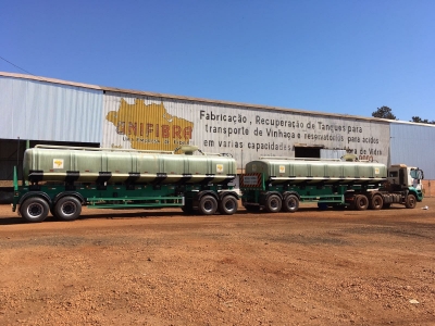 Tanques de Transporte em Fibra de Vidro Unifibra