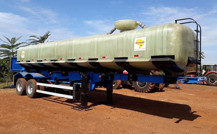 Tanques em fibra de vidro são resistentes