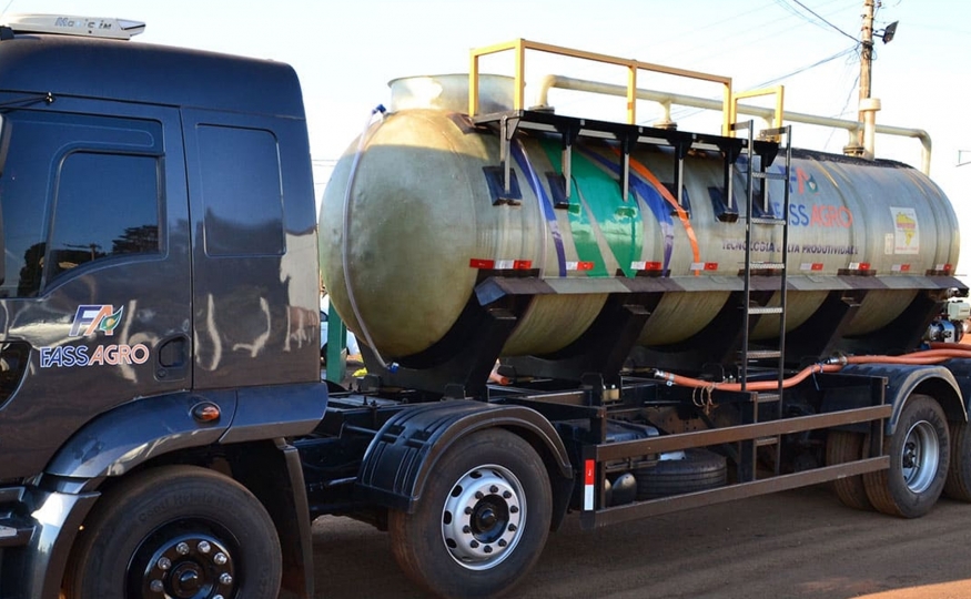 Tanque de fibra de vidro para Indústria Química